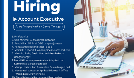 Lowongan Account Executive Area Jogja Jawa Tengah